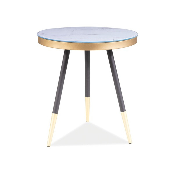 Přístavný stolek VIGO bílý